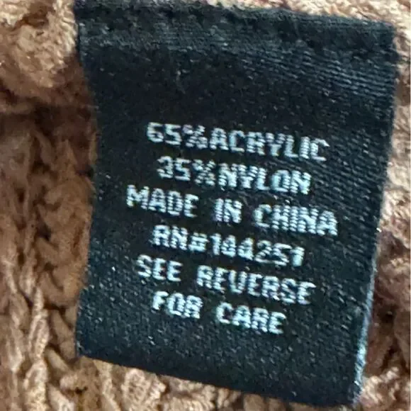 Moon & Madison Knit Brown Tank Top Women’s Small - Picture 4 of 4